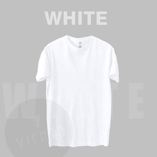 Plain T shirt White