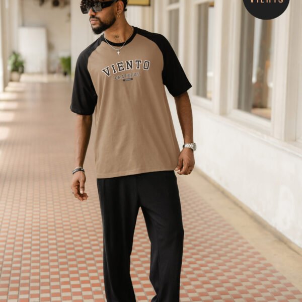 Grateful Raglan Tee- Beige