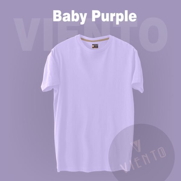 Unisex Essential Plain T shirt — Baby Purple