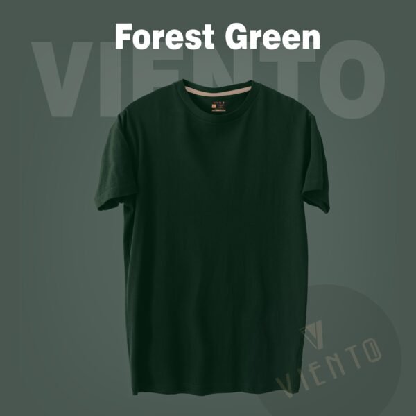 Unisex Essential Plain T shirt — Forest Green