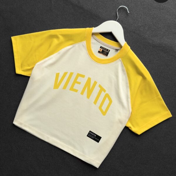 IvoryYellow Crop Tee