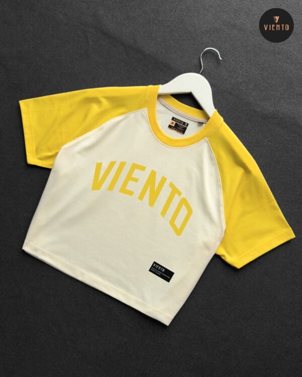 IvoryYellow Crop Tee