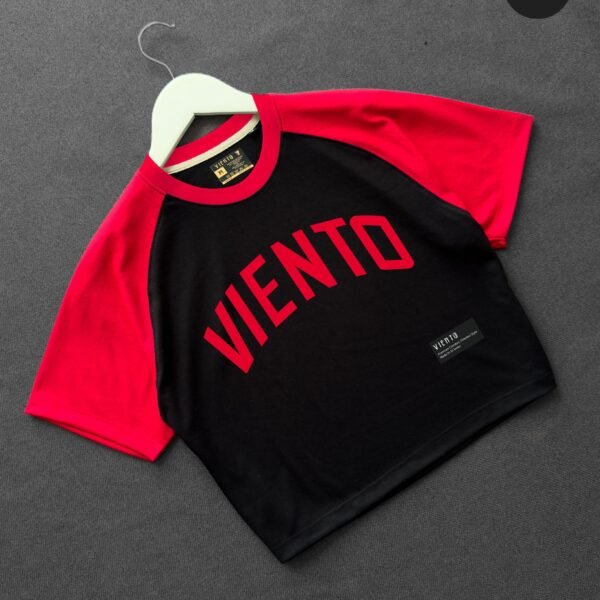 BlackRed Crop Tee