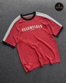 Raglan Essential Tee- Red