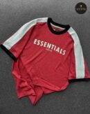 Raglan Essential Tee- Red