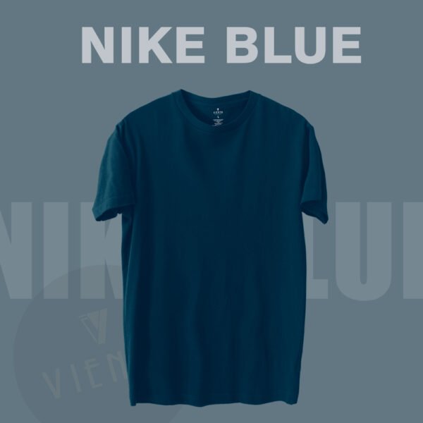 plain t shirt - Nike Blue