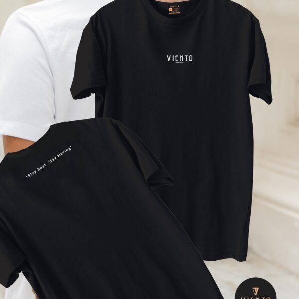 Stay Real Tee- Black