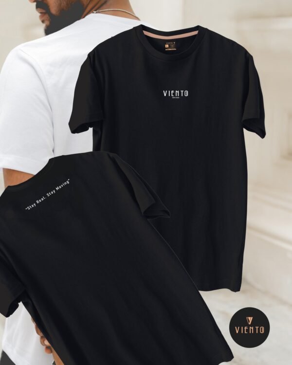 Stay Real Tee- Black