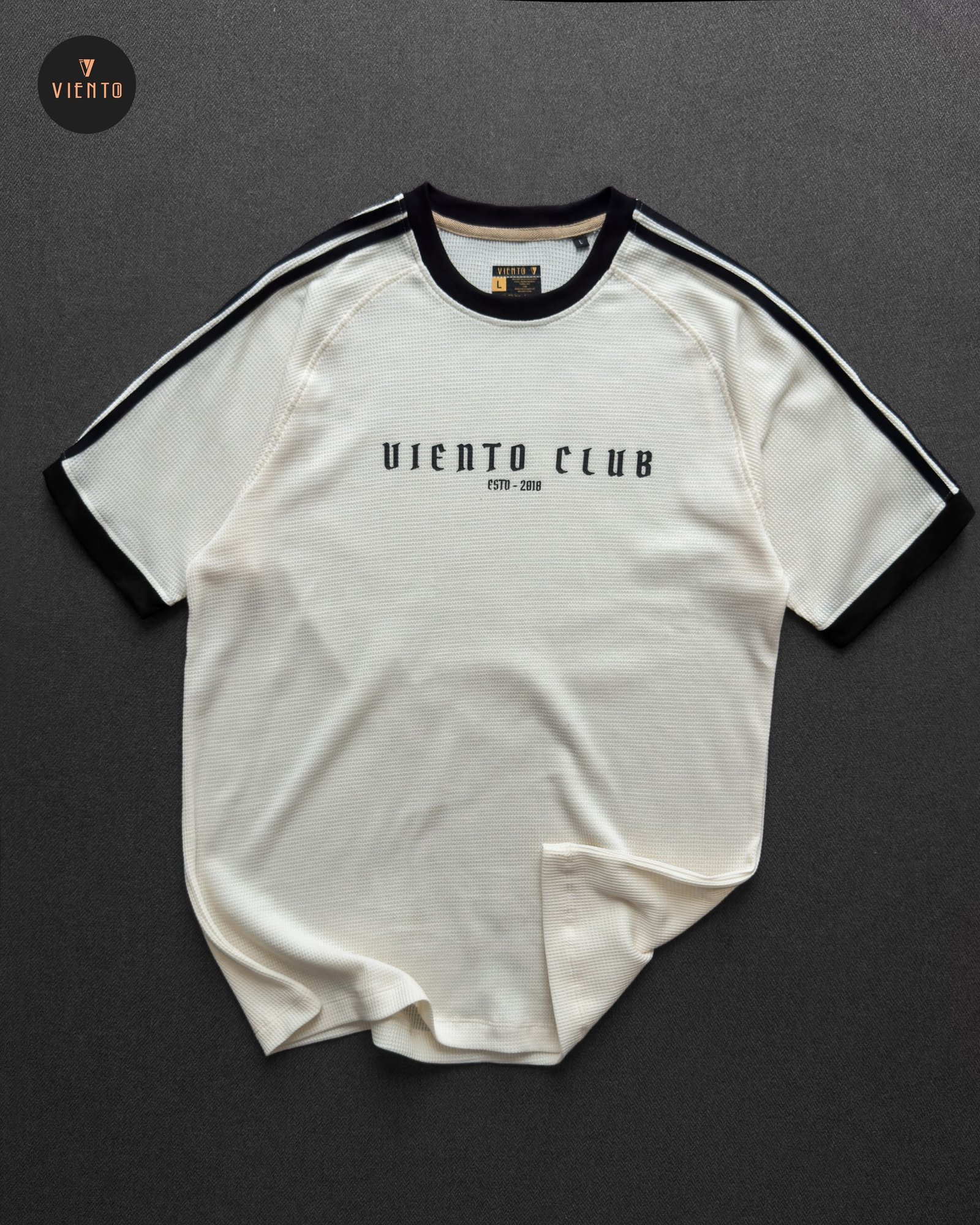 StripePlay Tee- White