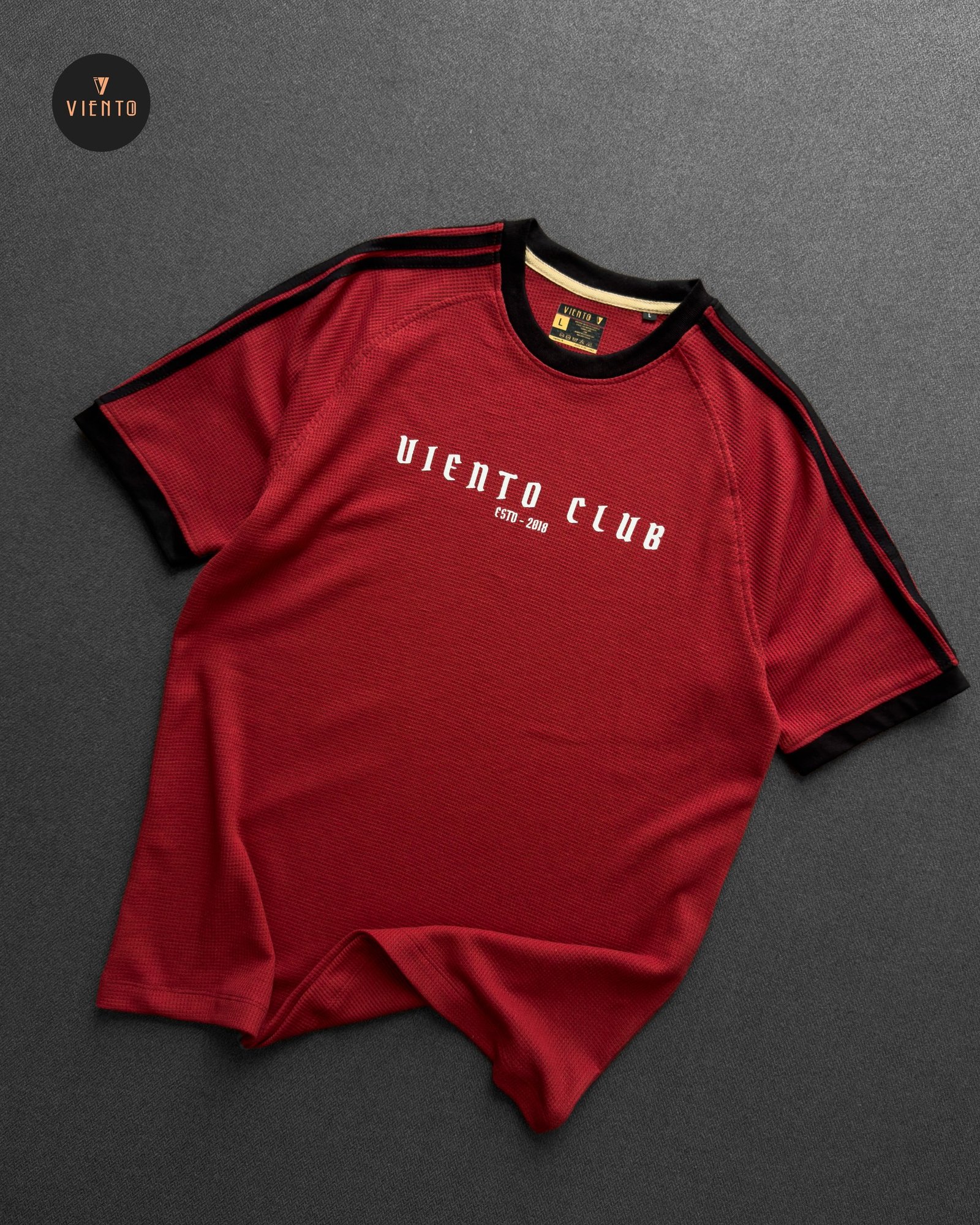 StripePlay Tee- Red
