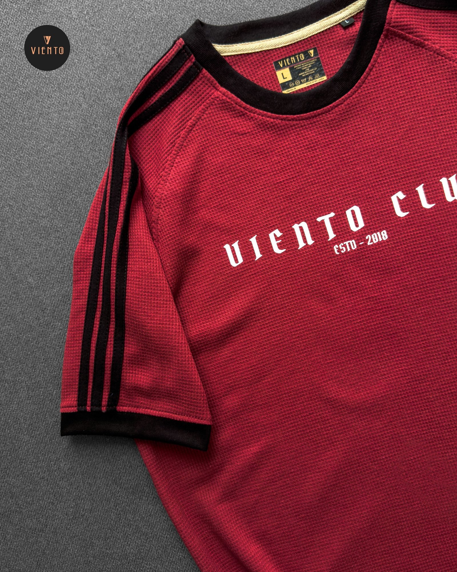 StripePlay Tee- Red - Image 3