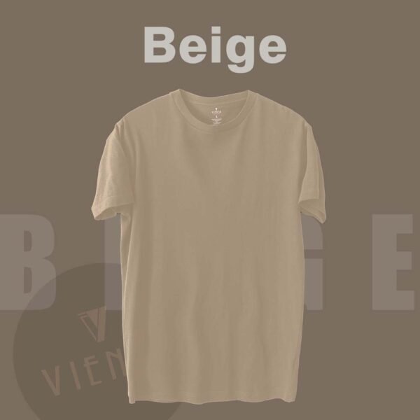 Plain T shirt Beige