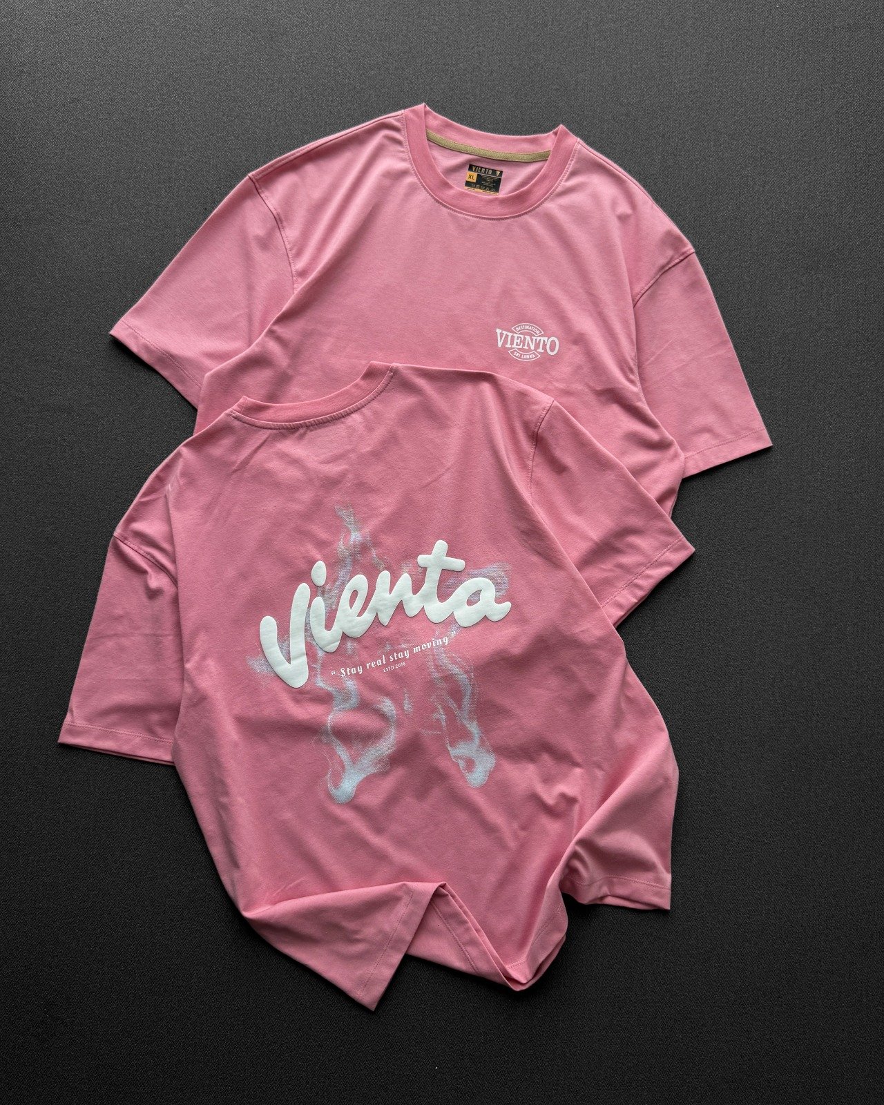 Viento Smoke Tee- Pink