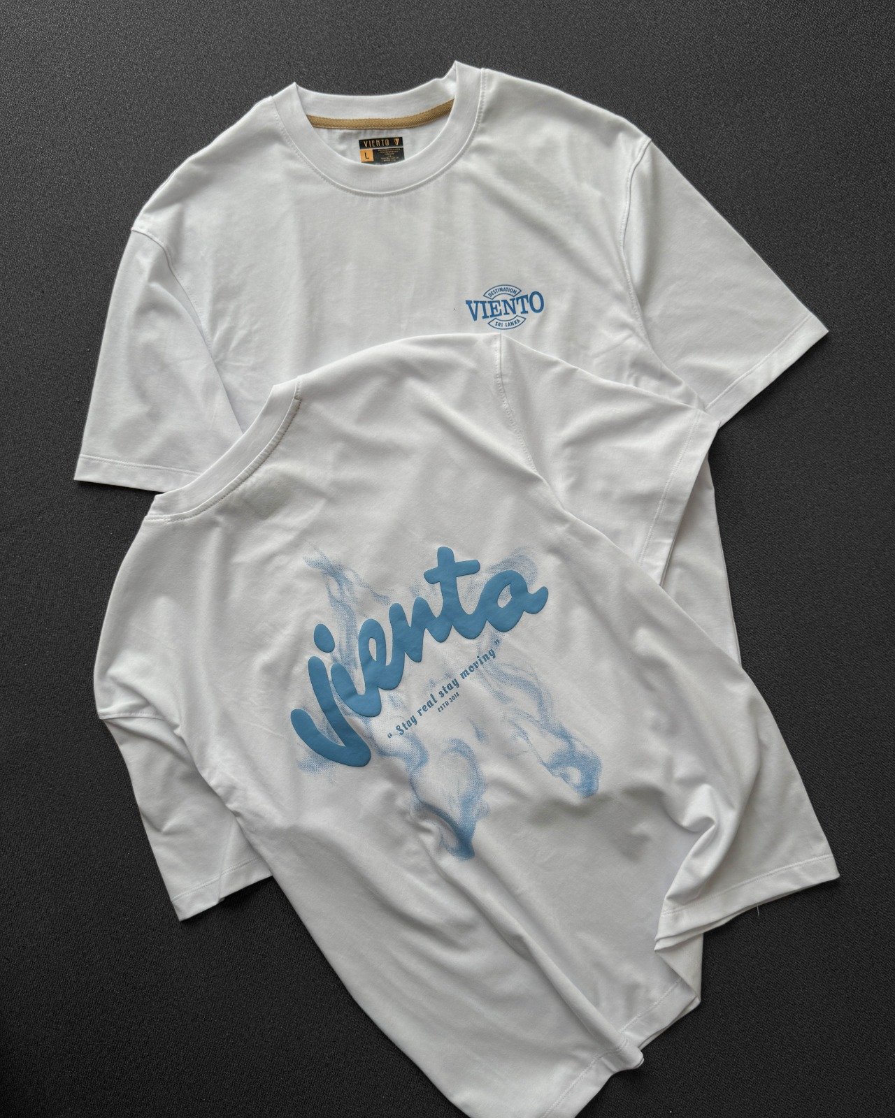 Viento Smoke Tee- White
