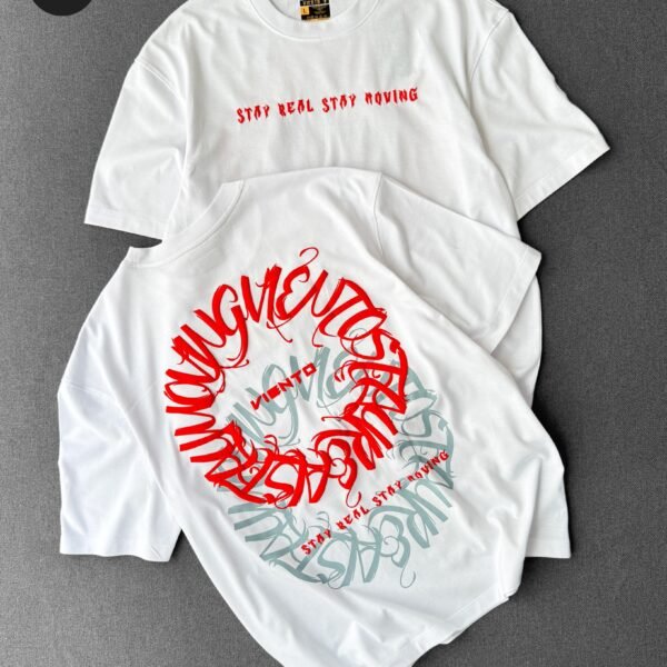 Gothic Circle Tee- White