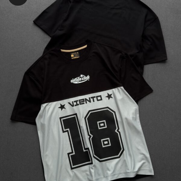 Mesh Block 18 - Black Tee